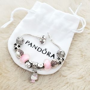 Hello Kitty Kid's Pandora Charm Bracelet